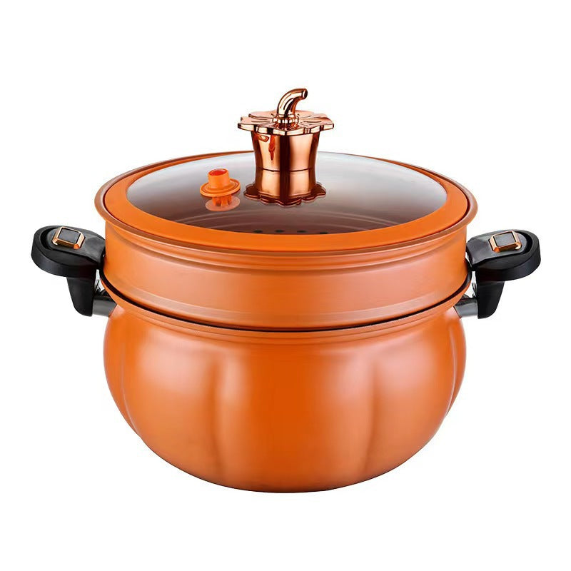 Non-stick Pressure Cooker Household Multi-purpose Pumpkin Pot - Mubimart -  