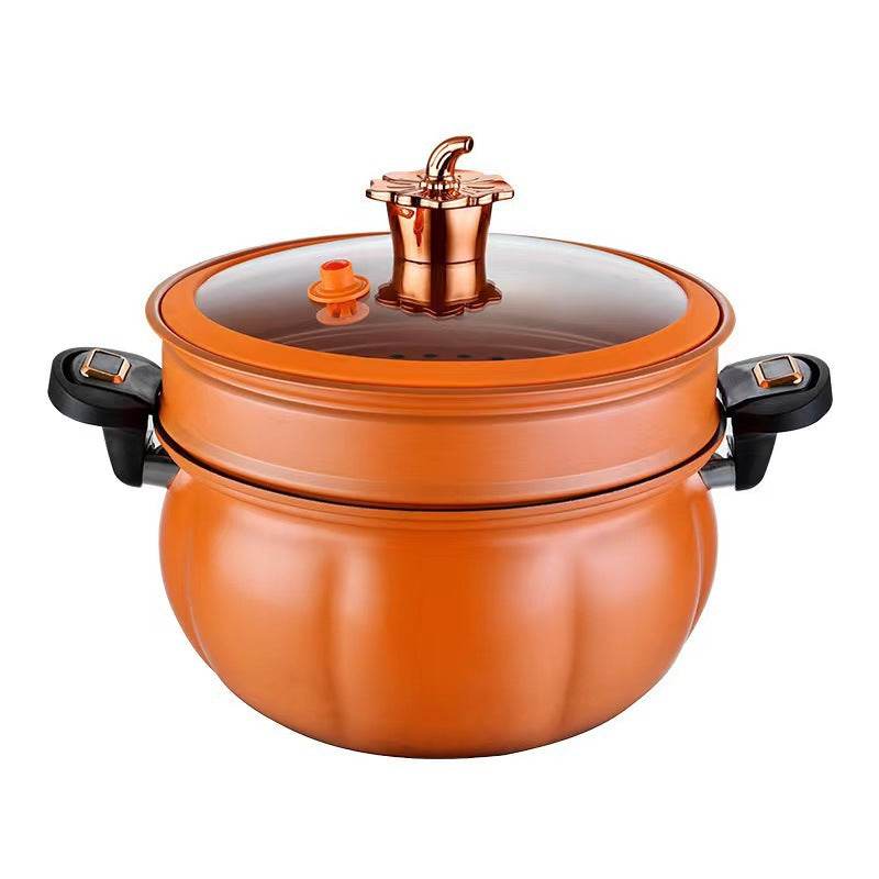 Non-stick Pressure Cooker Household Multi-purpose Pumpkin Pot - Mubimart