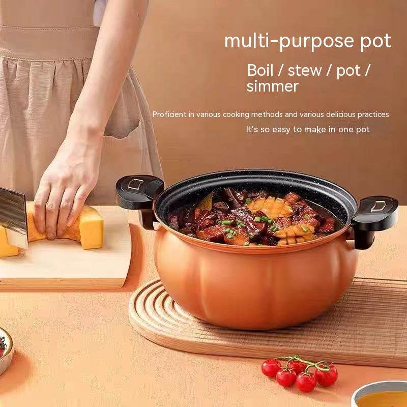 Non-stick Pressure Cooker Household Multi-purpose Pumpkin Pot - Mubimart