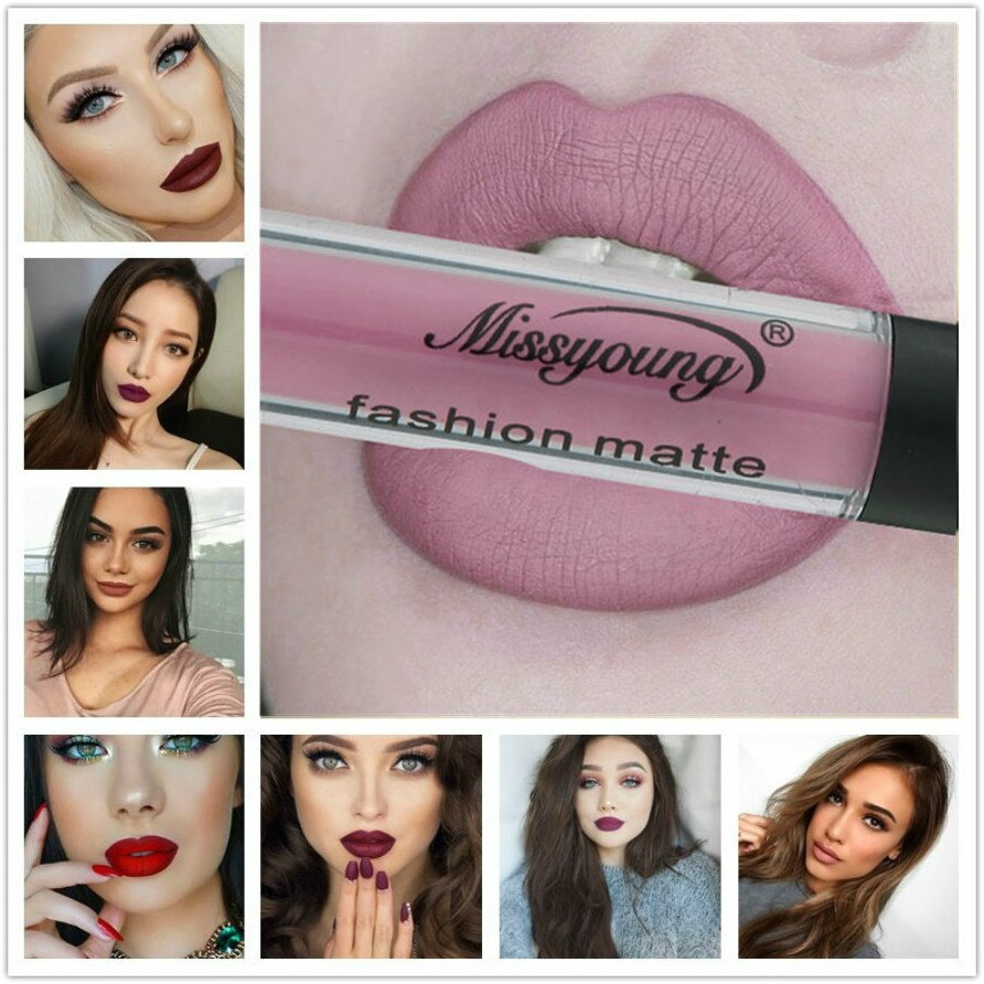 Non-stick matte lip gloss - Mubimart - Lip Stick 