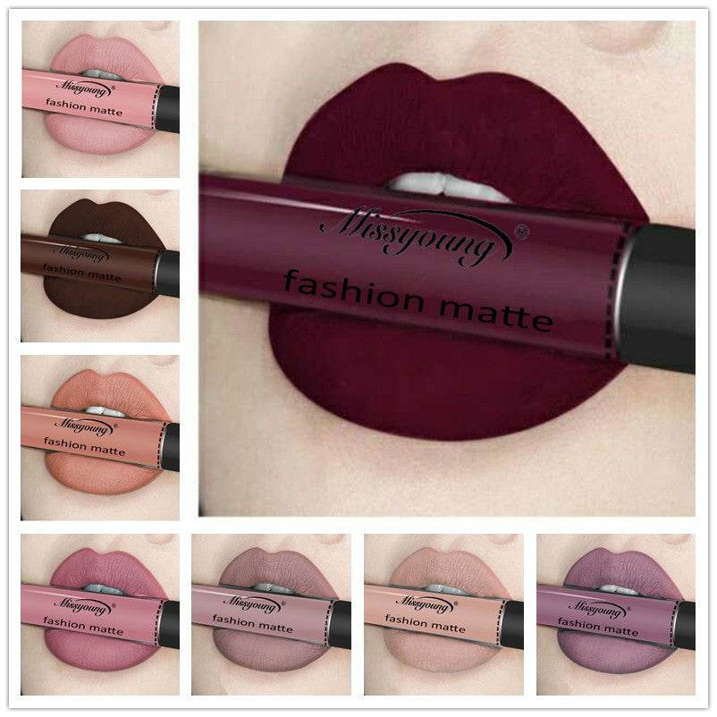 Non-stick matte lip gloss - Mubimart