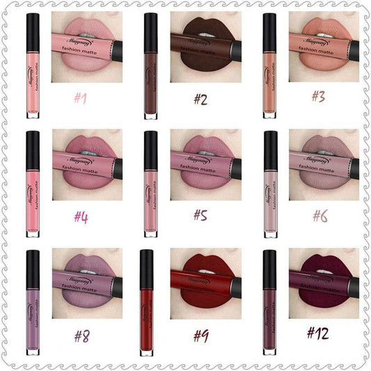 Non-stick matte lip gloss - Mubimart