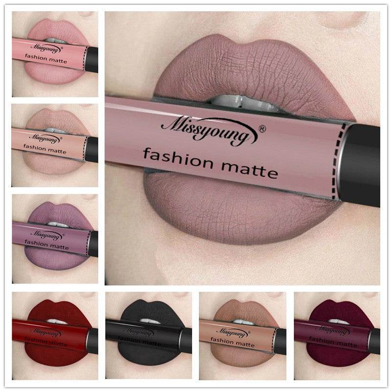 Non-stick matte lip gloss - Mubimart