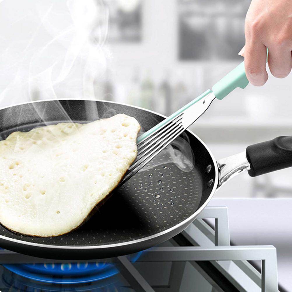 Nonstick Fish Spatula, Thin Slotted Spatulas Turner Silicone Fish Spatulas For Nonstick Cookware, High Heat Resistant BPA Free Cooking Utensils, Ideal For Fish, Eggs, Pancakes - Mubimart