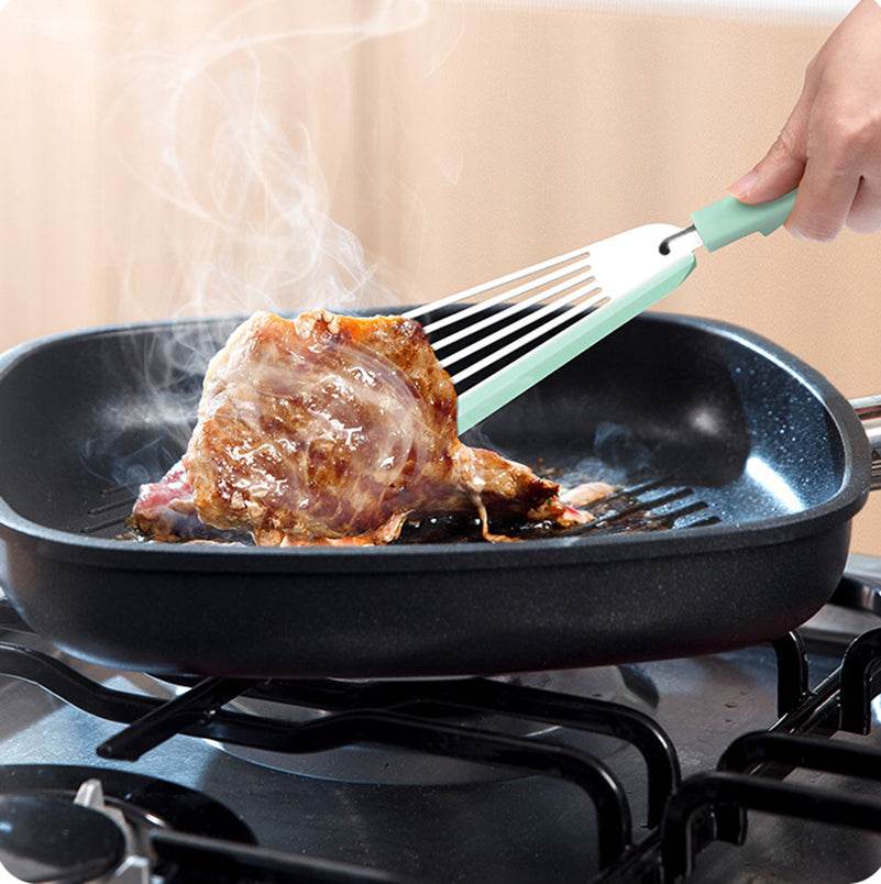 Nonstick Fish Spatula, Thin Slotted Spatulas Turner Silicone Fish Spatulas For Nonstick Cookware, High Heat Resistant BPA Free Cooking Utensils, Ideal For Fish, Eggs, Pancakes - Mubimart
