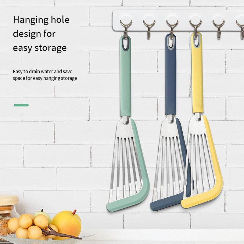 Nonstick Fish Spatula, Thin Slotted Spatulas Turner Silicone Fish Spatulas For Nonstick Cookware, High Heat Resistant BPA Free Cooking Utensils, Ideal For Fish, Eggs, Pancakes - Mubimart
