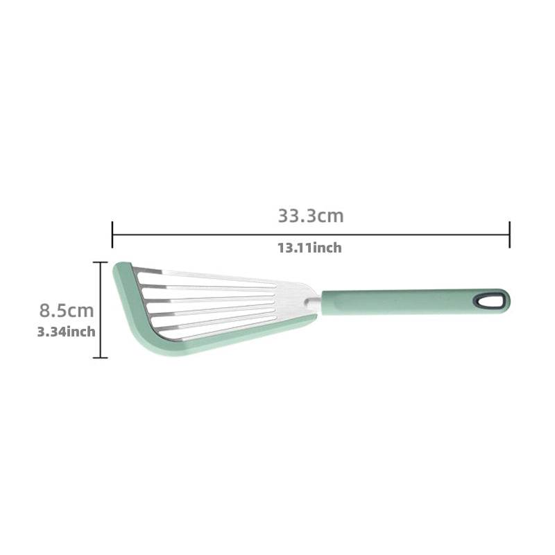 Nonstick Fish Spatula, Thin Slotted Spatulas Turner Silicone Fish Spatulas For Nonstick Cookware, High Heat Resistant BPA Free Cooking Utensils, Ideal For Fish, Eggs, Pancakes - Mubimart