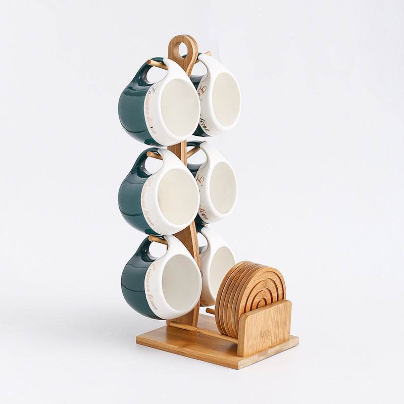 Nordic Creative Ceramic Water Pitcher Cup Set Suit - Mubimart