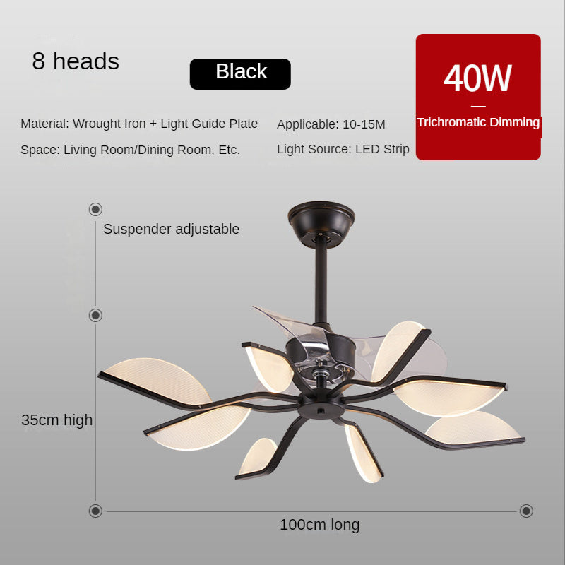 Nordic Fan Lamp Restaurant Ceiling Fan - Mubimart -  