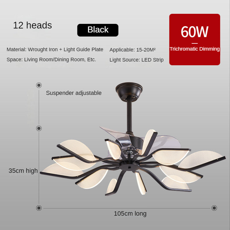 Nordic Fan Lamp Restaurant Ceiling Fan - Mubimart -  