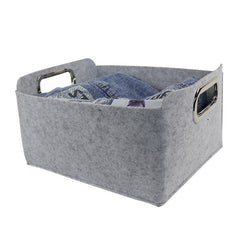 Nordic Felt Storage Basket Sundries Storage Basket Toy Basket Portable Laundry Storage Box - Mubimart - Storage Box 