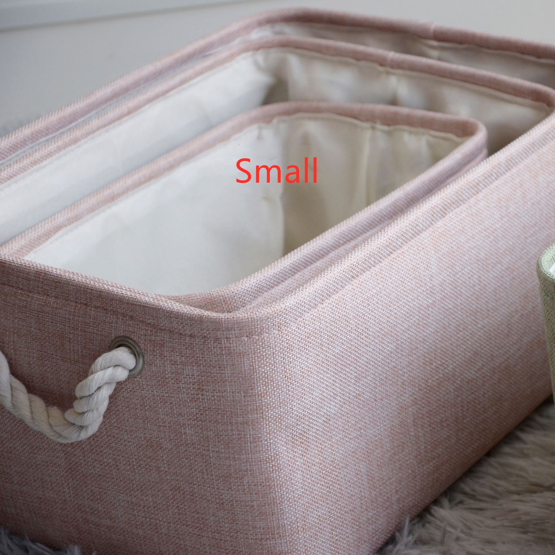 Nordic Japanese fabric storage basket - Mubimart -  