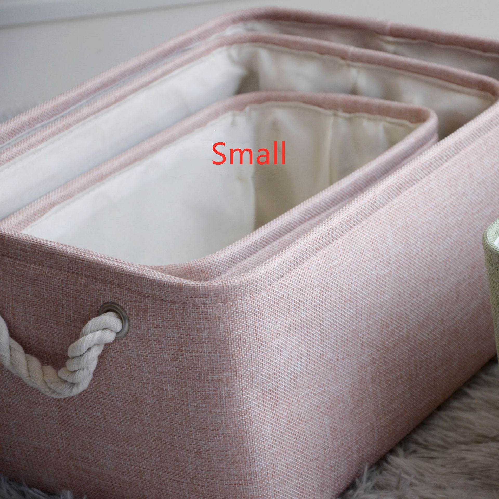 Nordic Japanese fabric storage basket - Mubimart