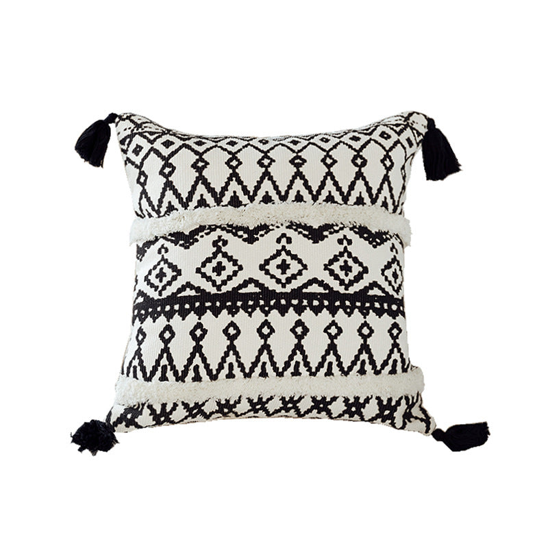 Nordic New Moroccan Sofa Pillow Waist Pillow Tufted Ins Pillow Bed Pillow - Mubimart -  