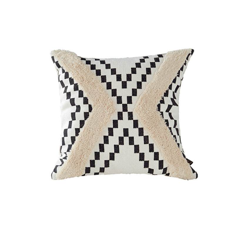 Nordic New Moroccan Sofa Pillow Waist Pillow Tufted Ins Pillow Bed Pillow - Mubimart