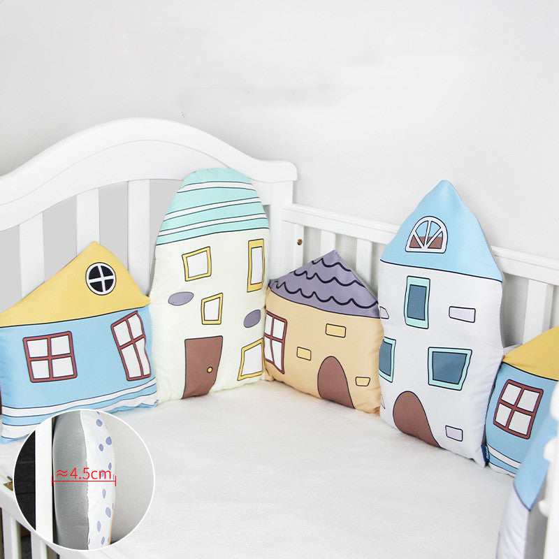 Nordic Style Crib Surround House Mountain  Baby Decoration - Mubimart -  