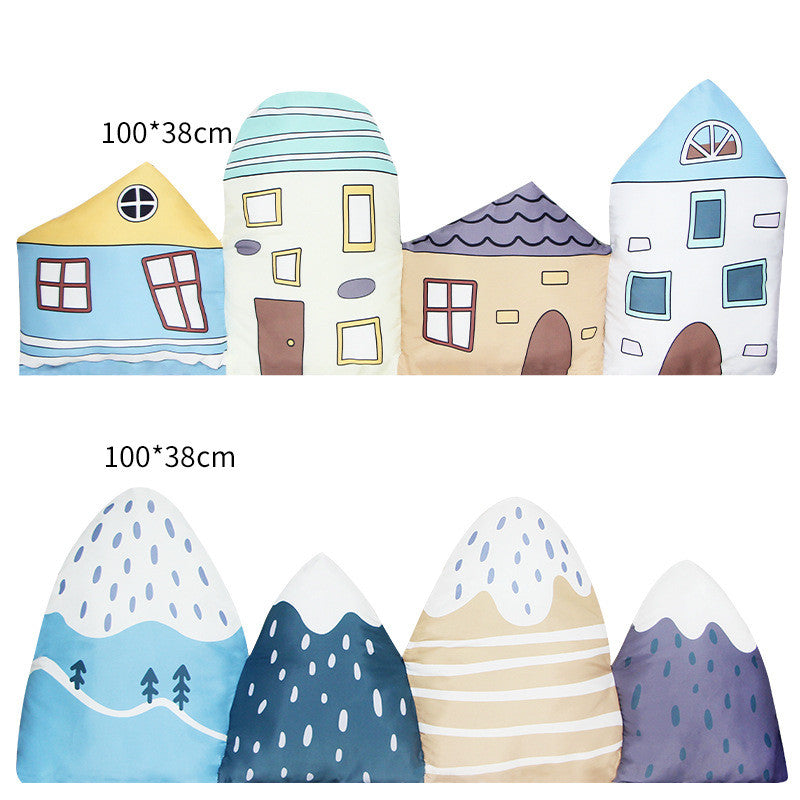 Nordic Style Crib Surround House Mountain  Baby Decoration - Mubimart -  