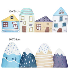 Nordic Style Crib Surround House Mountain  Baby Decoration - Mubimart -  