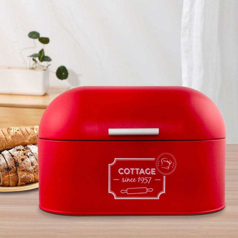 Nordic Thickened Home Iron Art Storage Box Bread Box - Mubimart