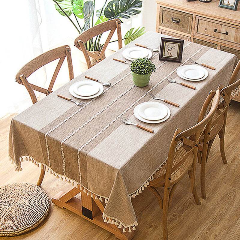 Nordic Waterproof Jacquard Tablecloth - Mubimart