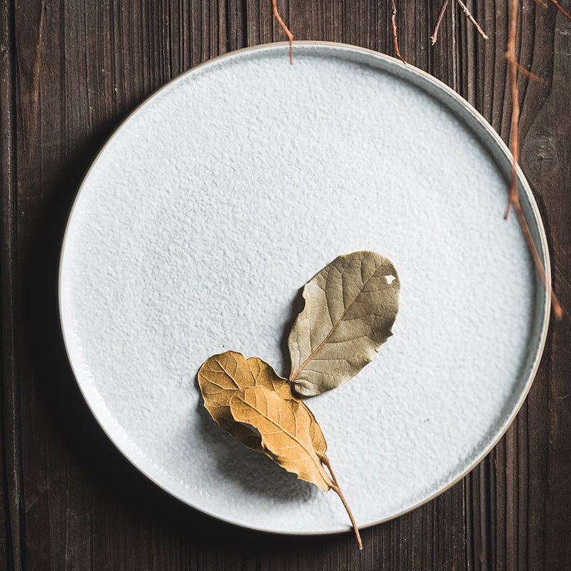 Nordic White Steak Western Ceramic Tableware Plate - Mubimart -  