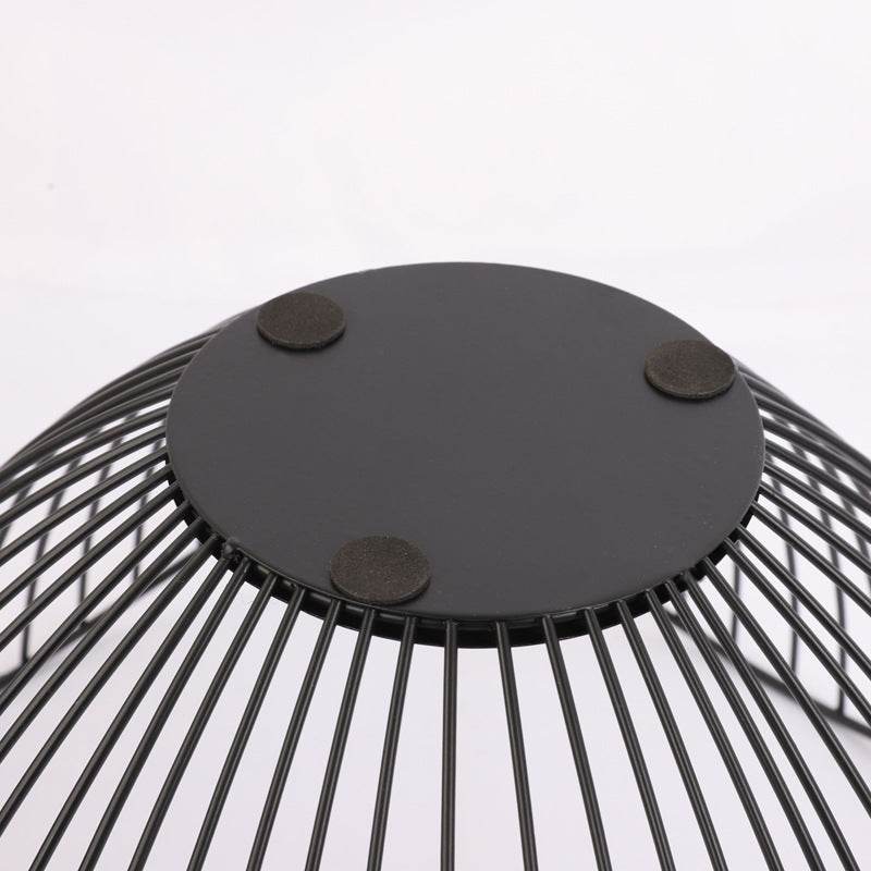 Nordic Wrought Iron Fruit Basket Simple Household Fruit Storage Basket - Mubimart