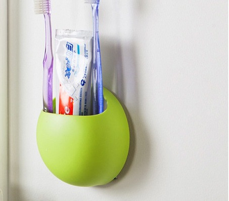 Nordic fashion toothbrush holder suction cup toothbrush holder - Mubimart - Toothbrush Holder 