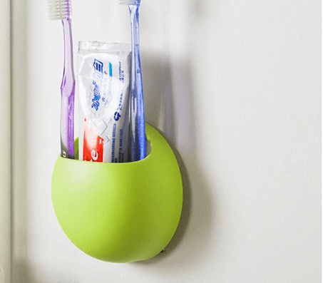 Nordic fashion toothbrush holder suction cup toothbrush holder - Mubimart