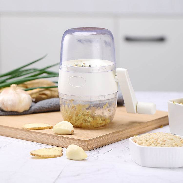 Nut Grinder Peanut Crusher Garlic Press Multifunctional Hand Shake Dry Fruits Gadget Manual Food Processor Kitchen Accessories - Mubimart