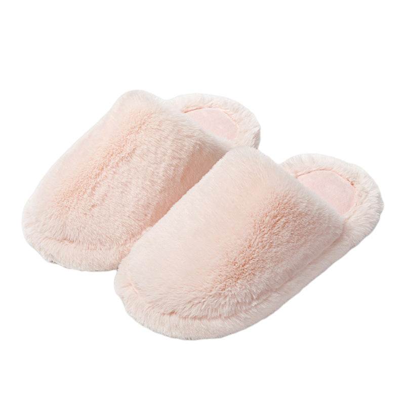 Baotou Cotton Slippers Home Plush Women - Mubimart