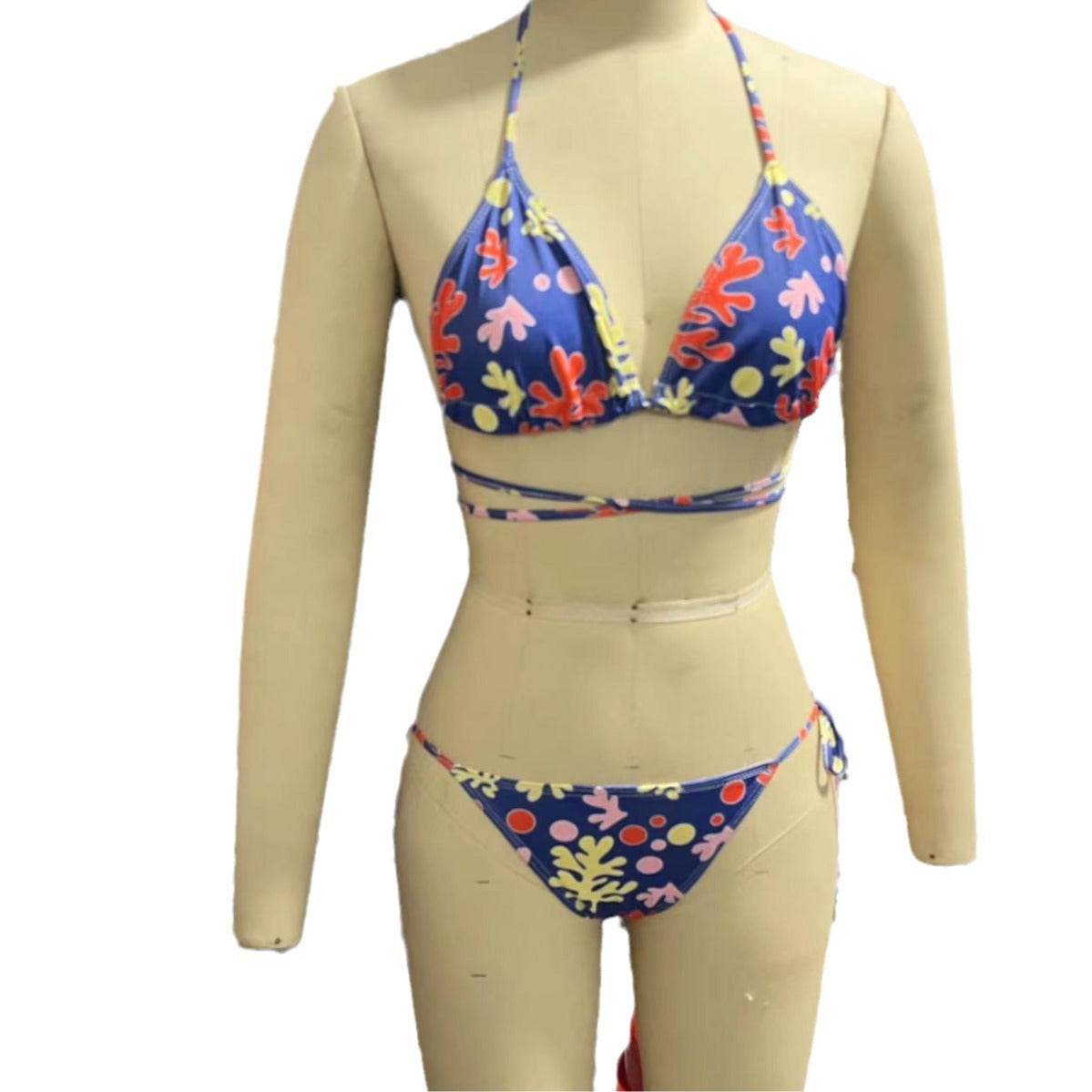 Beach Bath Seamless Breathable Banded Bikini Swimsuit - Mubimart