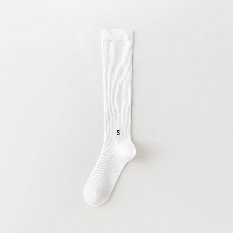 Compression Stockings Exercise Compression Calf Fitness Long Tube Yoga Socks - Mubimart