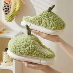 Cute Simple Cactus Girls' Slipper - Mubimart -  