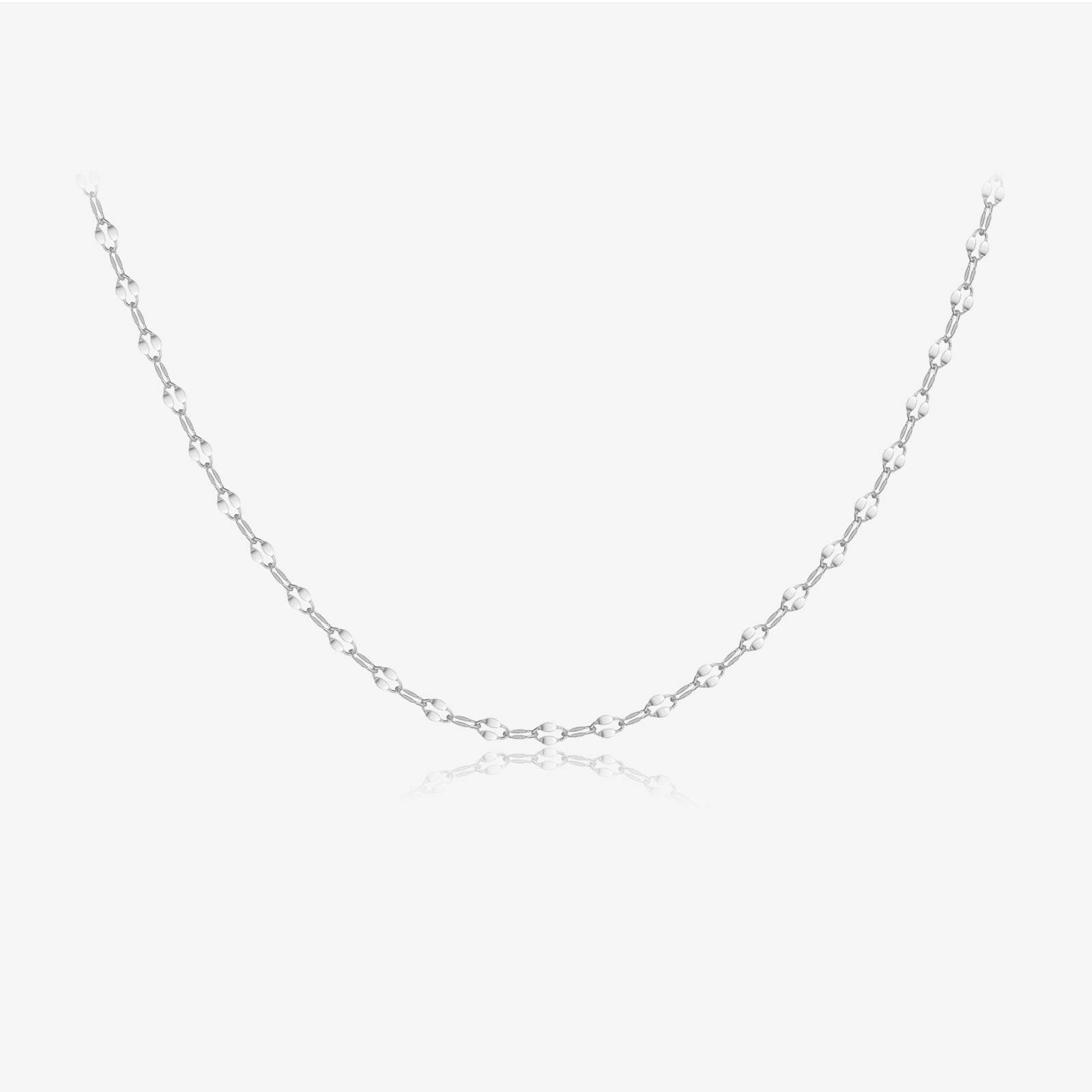 S925 Sterling Silver Necklace For Women Without Pendants Choker Single Chain Box Chain - Mubimart
