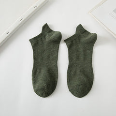 Plus Size Ankle Socks Men's Solid Color Sports - Mubimart -  