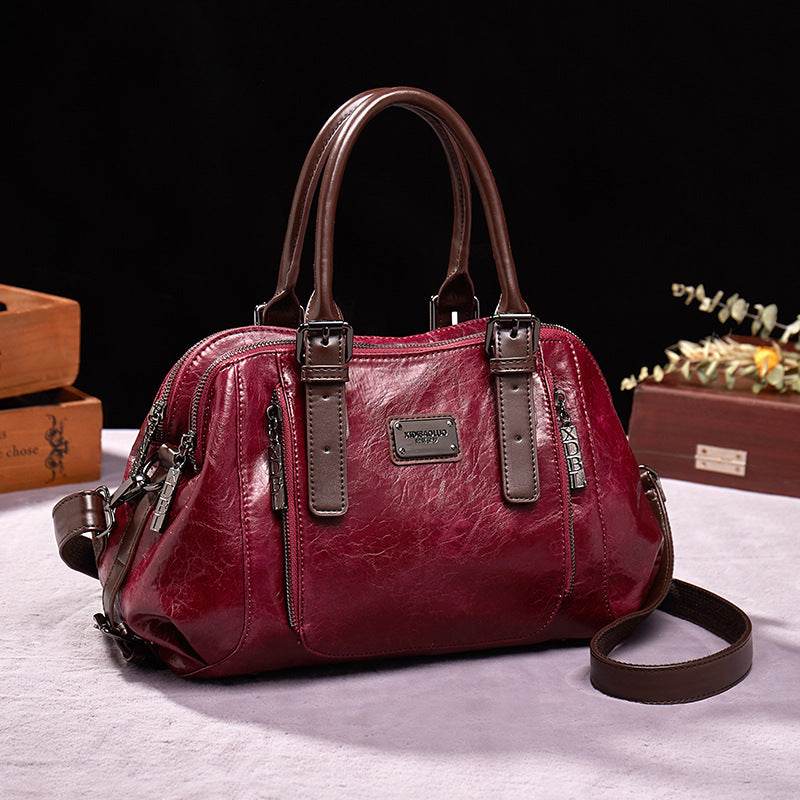 Bag Female Women's Genuine Leather Bags Handbags Crossbody Bags For Women Shoulder Bags Genuine Leather Bolsa Feminina Tote - Mubimart