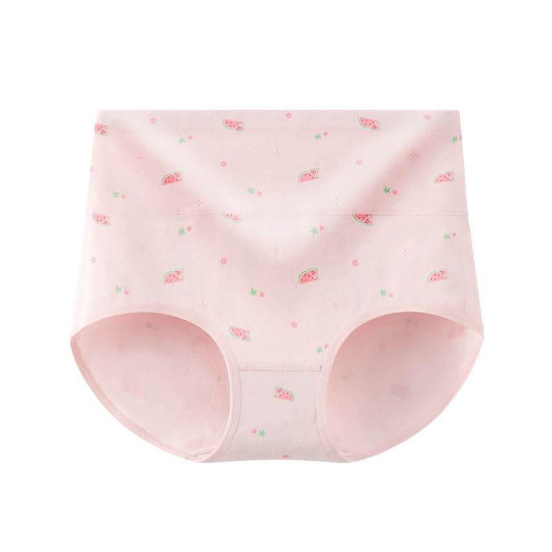 7A Antibacterial High Waist Belly Shaping Panties Cotton Hip Lifting - Mubimart