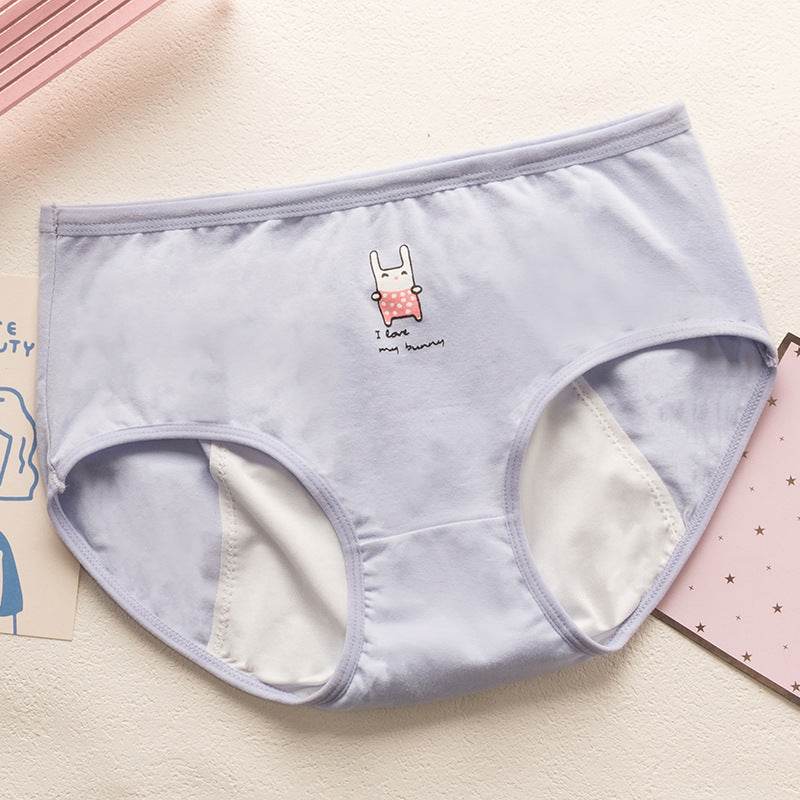 Cartoon Student Development Menstrual Period Panties - Mubimart