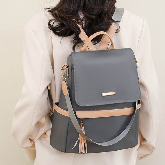 Fashion Retro Tassel Backpack For Women - Mubimart