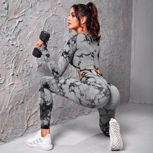 Fashion Personalized Fitness Sportswear Suit Women - Mubimart