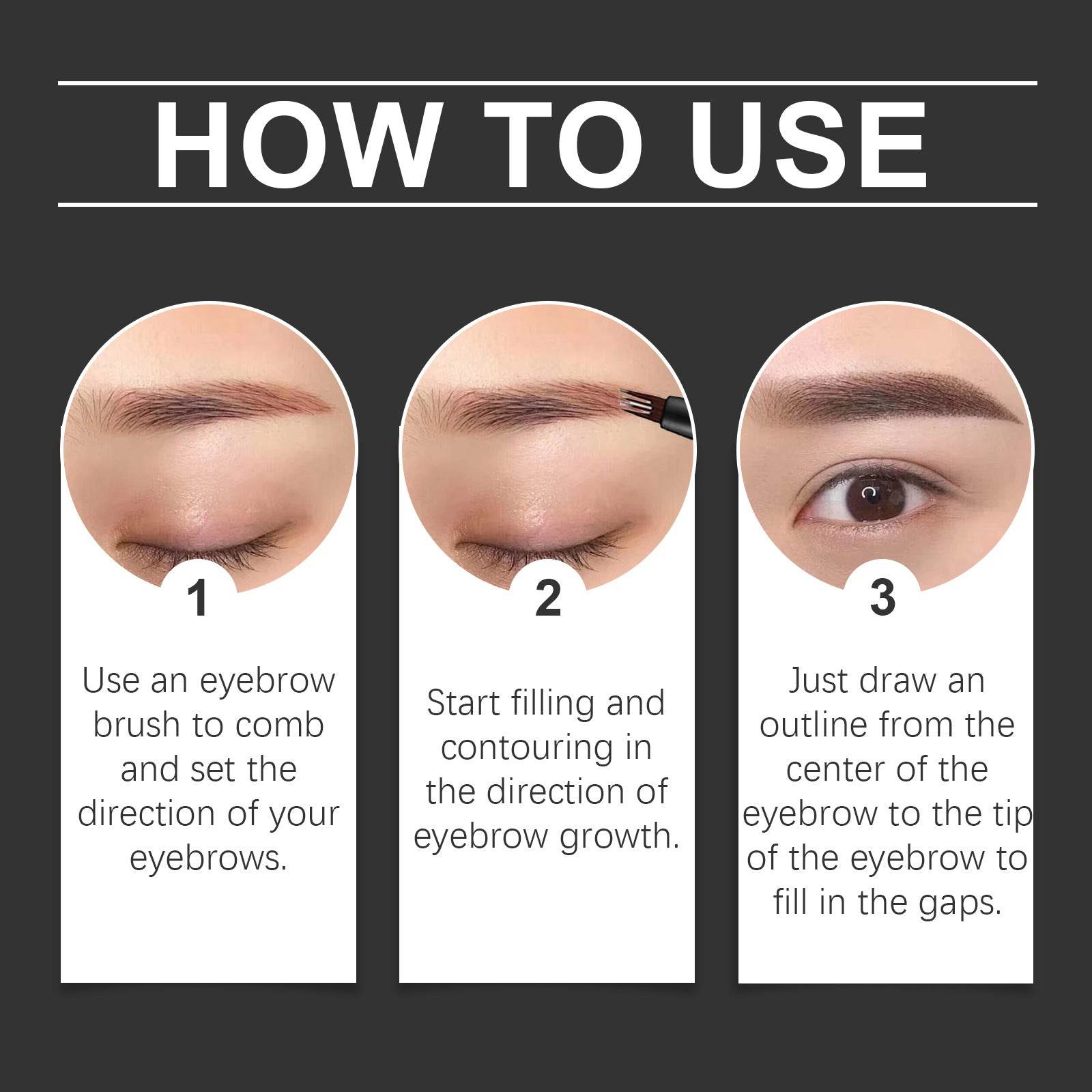 Wild Decoration Exquisite Easy To Use Not Smudge Shaping Eyebrow Pencil - Mubimart