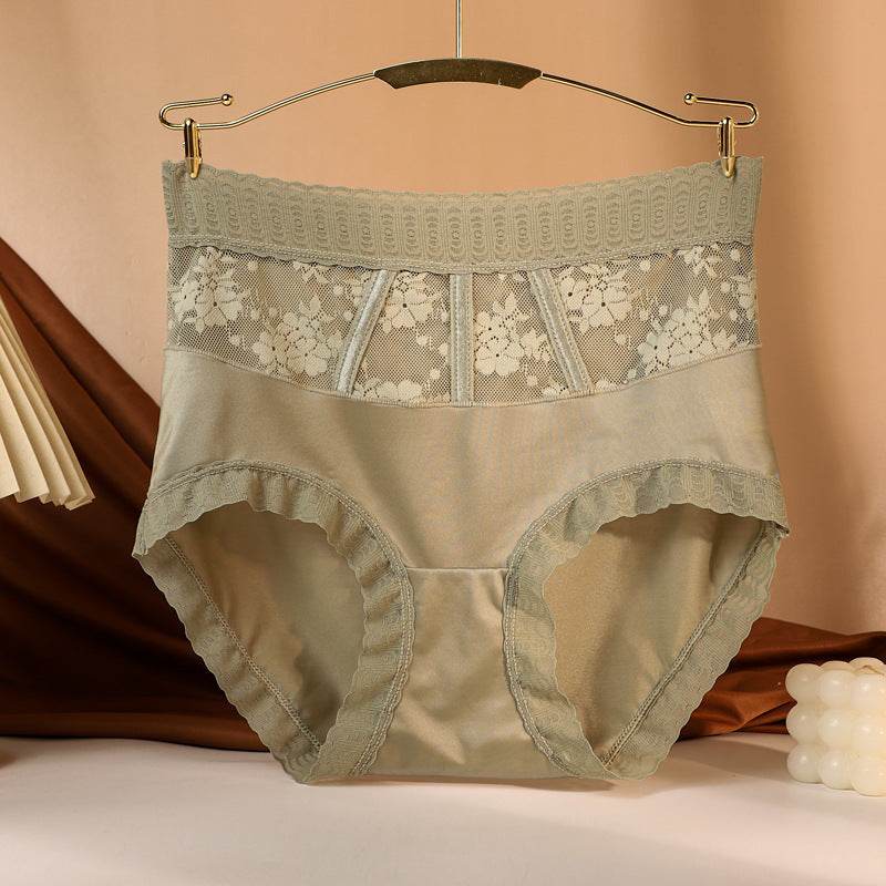 High Waist Lace Women's Panties Summer - Mubimart