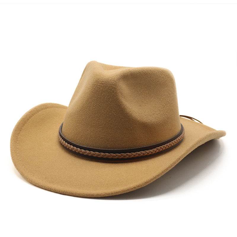 Men's And Women's Felt Fedora Hat - Mubimart