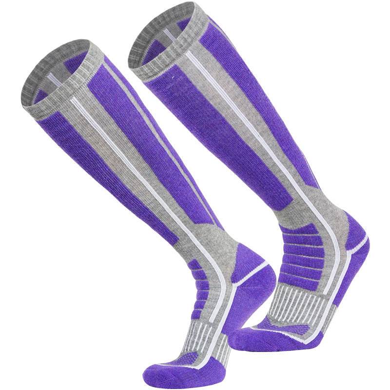 Women's Fashion Outdoor Mountaineering Warm Athletic Socks - Mubimart