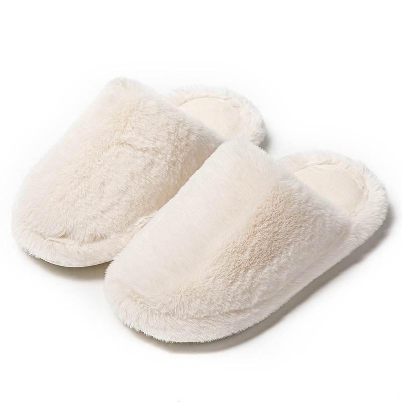 Baotou Cotton Slippers Home Plush Women - Mubimart