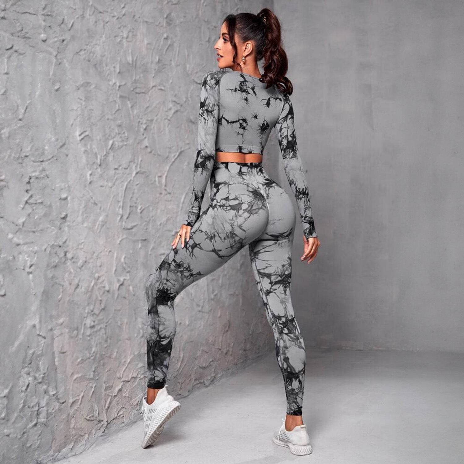 Fashion Personalized Fitness Sportswear Suit Women - Mubimart