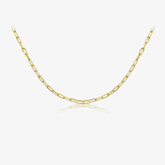 S925 Sterling Silver Necklace For Women Without Pendants Choker Single Chain Box Chain - Mubimart