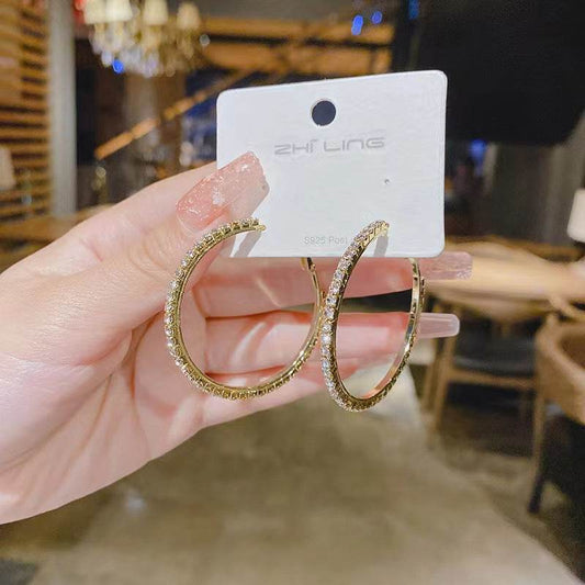 Simple Hoop Earrings Women - Mubimart