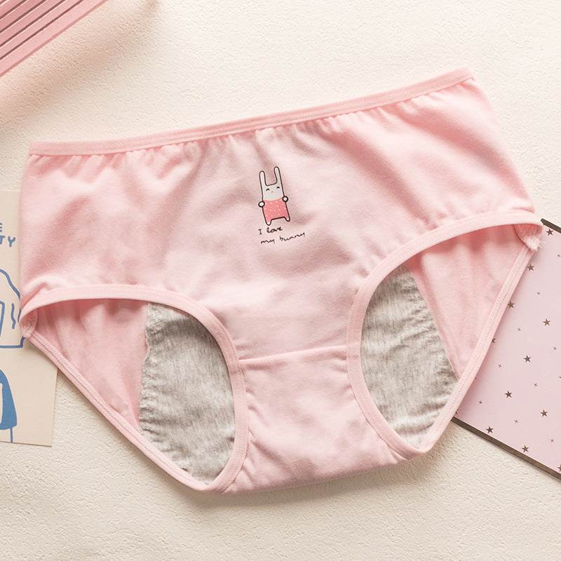 Cartoon Student Development Menstrual Period Panties - Mubimart