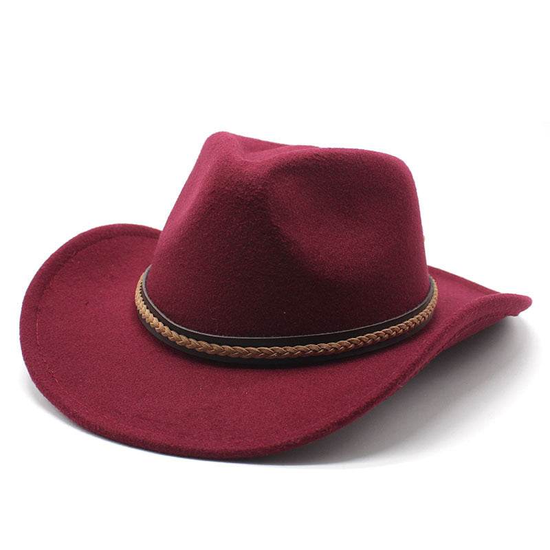 Men's And Women's Felt Fedora Hat - Mubimart